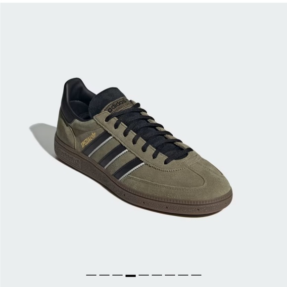 Adidas Handball Spezial in Focus Olive / Core Black / Crystal White, Size 4.5 - Picture 4 of 10